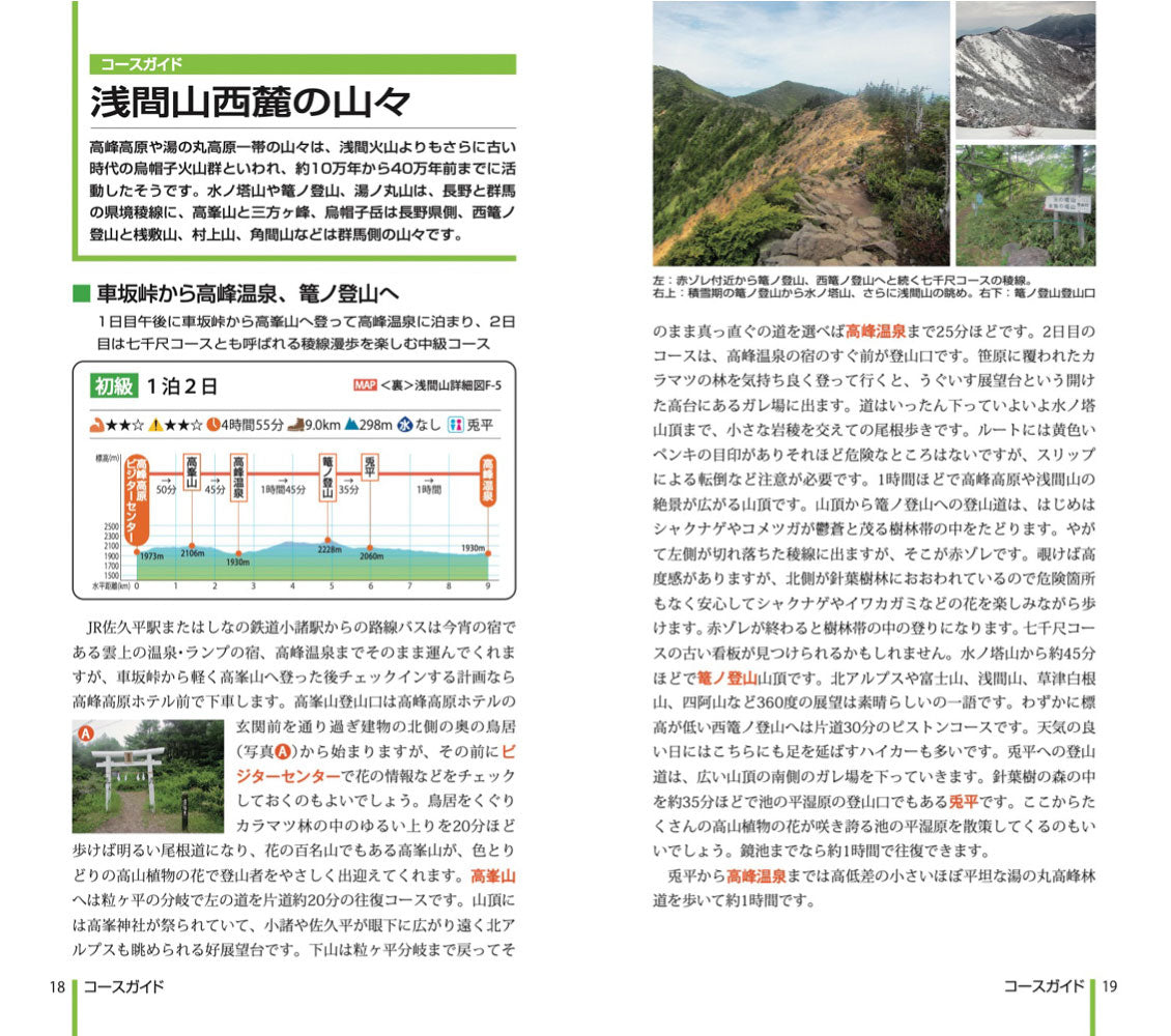 山と高原地図 浅間山 軽井沢・浅間隠山・岩櫃山 2026 – 昭文社