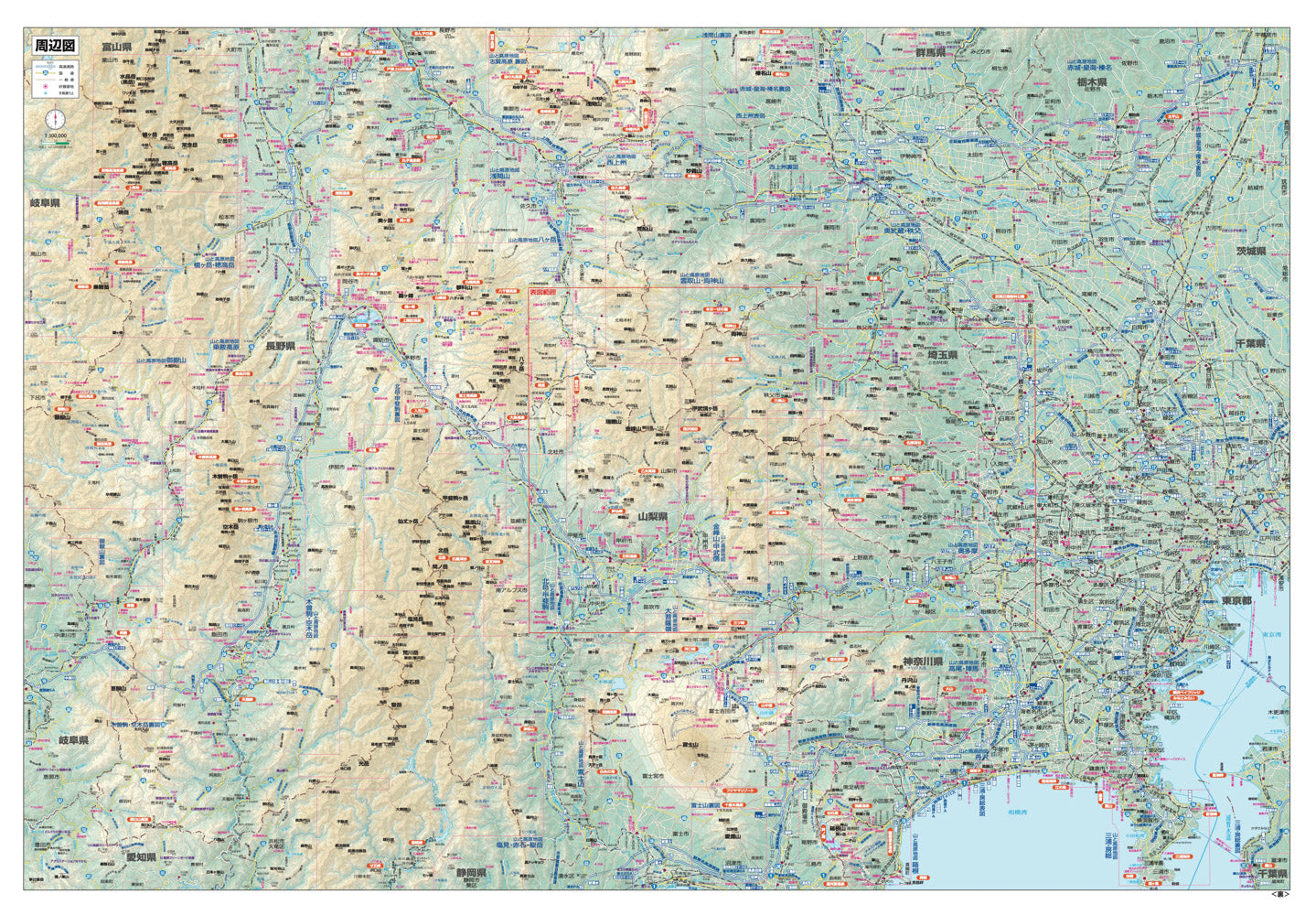 山と高原地図 奥多摩・奥秩父総図 2026