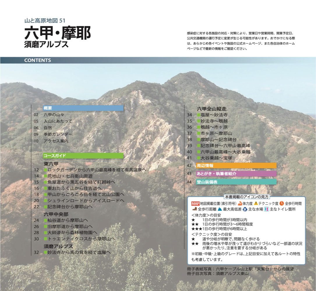 山と高原地図 六甲・摩耶 須磨アルプス 2026の画像10