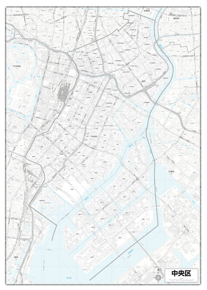 区分地図東京都 中央区の画像3