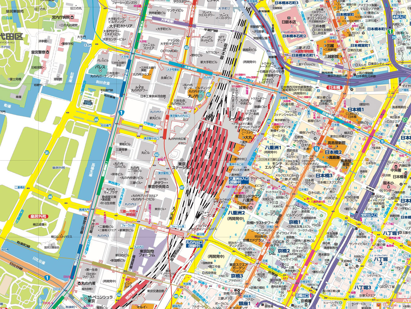 区分地図東京都 中央区の画像4