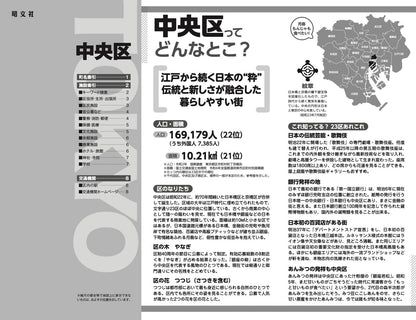 区分地図東京都 中央区の画像6