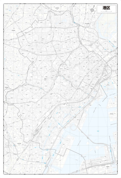 区分地図東京都 港区