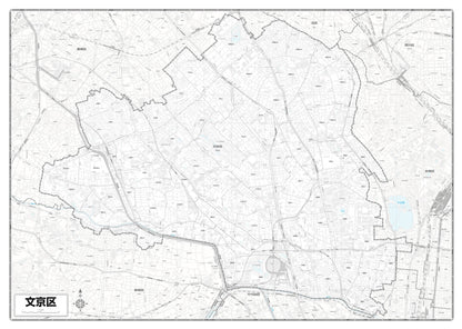 区分地図東京都 文京区の画像3