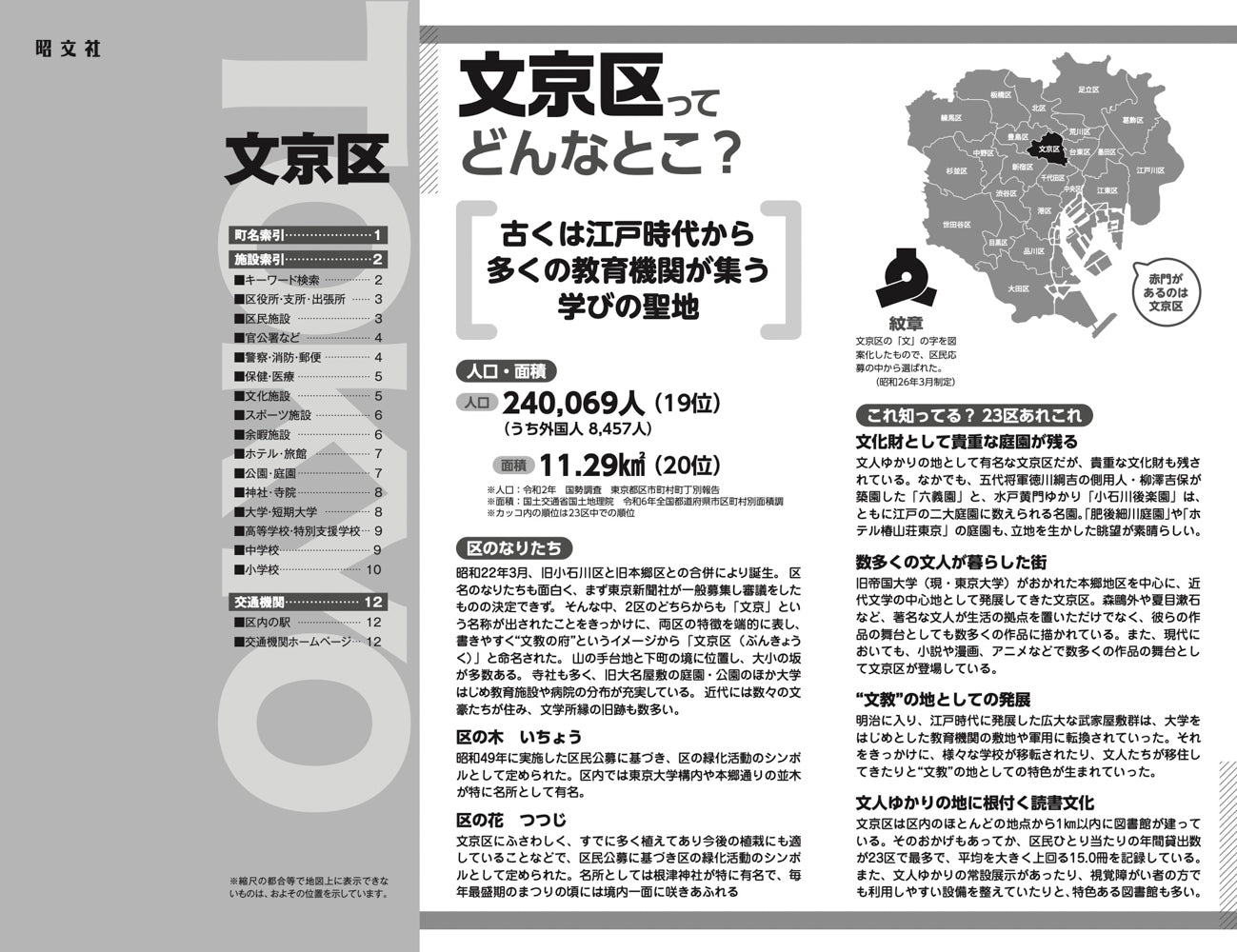 区分地図東京都 文京区 – 昭文社オンラインストア