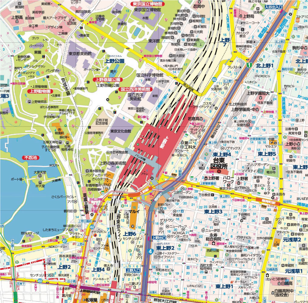区分地図東京都 台東区の画像3