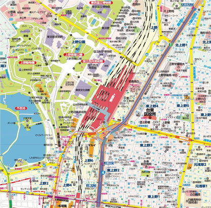 区分地図東京都 台東区の画像3