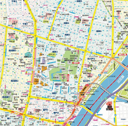 区分地図東京都 台東区の画像4