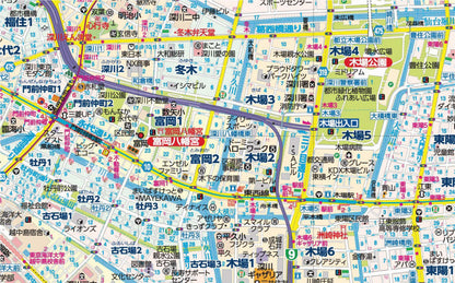 区分地図東京都 江東区の画像4