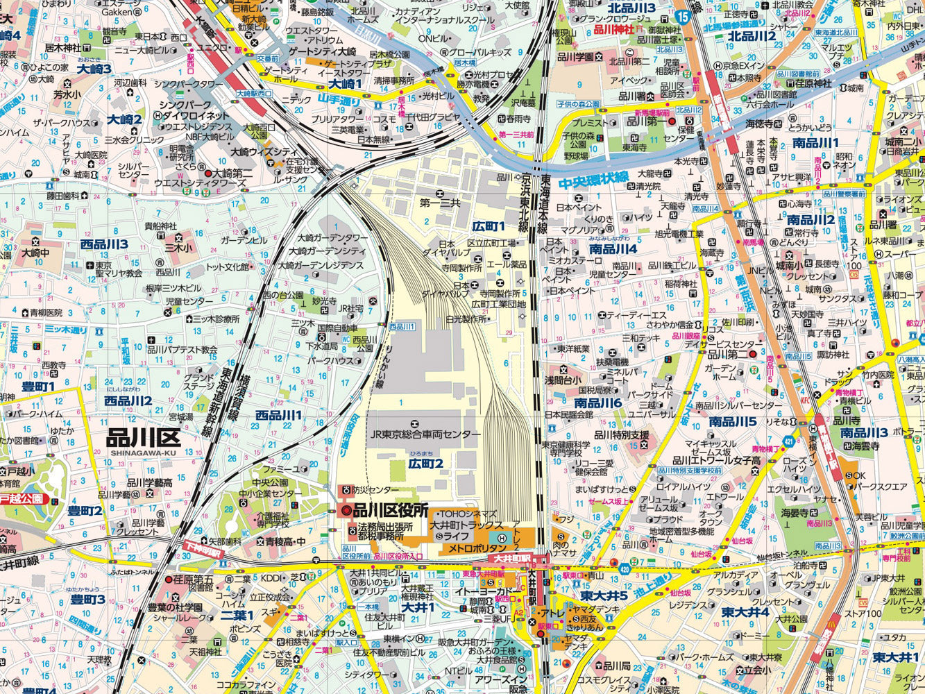 区分地図東京都 品川区 – 昭文社オンラインストア