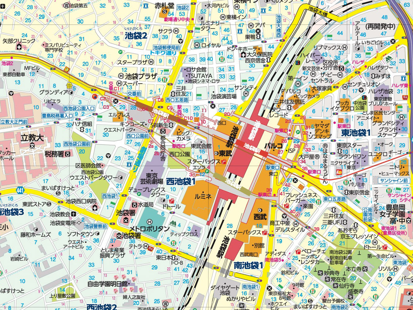 区分地図東京都 豊島区 – 昭文社オンラインストア