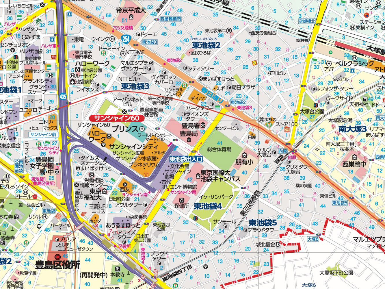 区分地図東京都 豊島区 – 昭文社オンラインストア