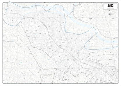 区分地図東京都 北区