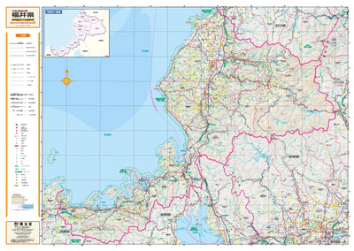 スクリーンマップ 分県地図 福井県