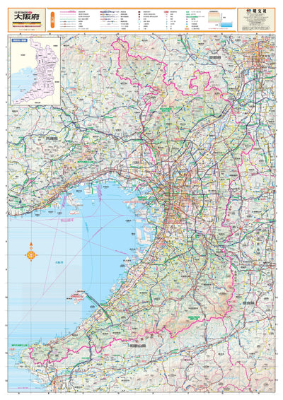 スクリーンマップ 分県地図 大阪府