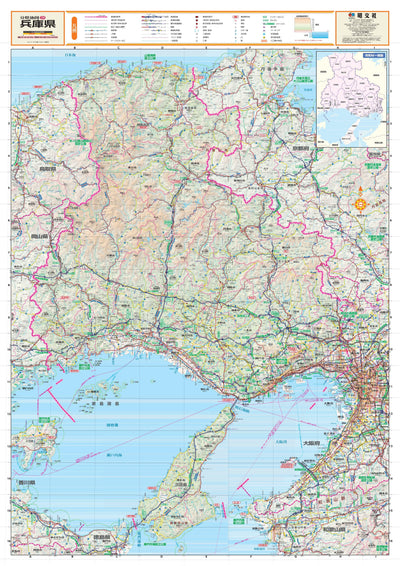 スクリーンマップ 分県地図 兵庫県