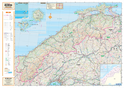 スクリーンマップ 分県地図 島根県