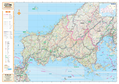 スクリーンマップ 分県地図 山口県