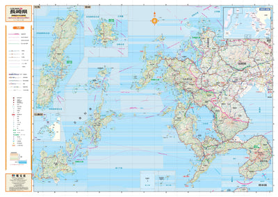 スクリーンマップ 分県地図 長崎県