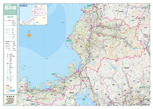 スクリーンマップ 分県地図 福井県の画像1