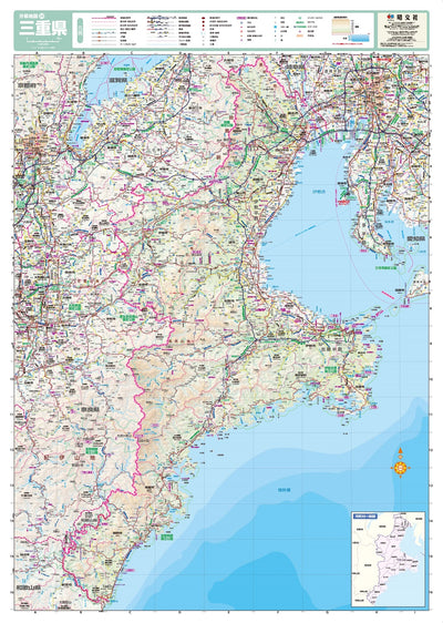 スクリーンマップ 分県地図 三重県