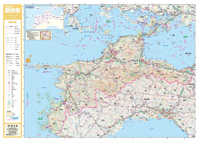 スクリーンマップ 分県地図 愛媛県