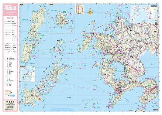 スクリーンマップ 分県地図 長崎県の画像1