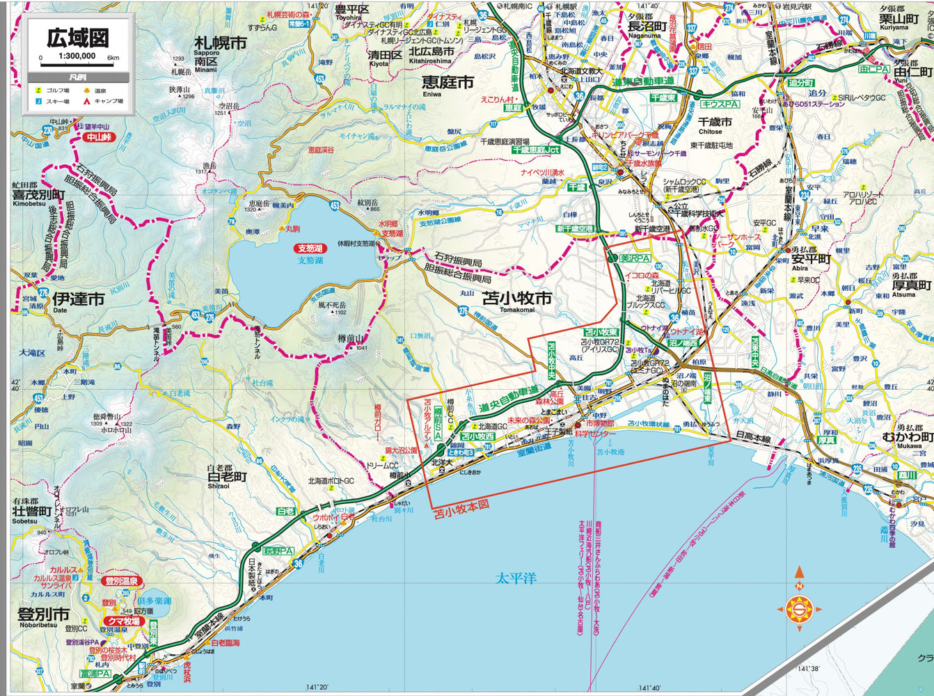 都市地図北海道 苫小牧市