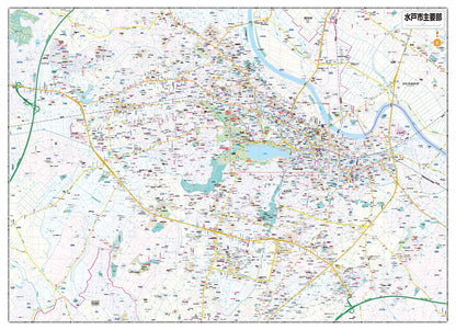 都市地図茨城県 水戸市 那珂市  大洗・茨城町