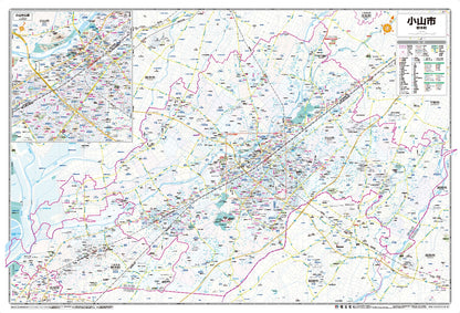 都市地図栃木県 小山市 野木町
