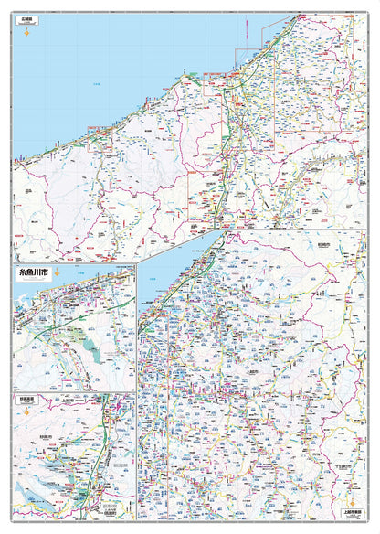 都市地図新潟県 上越市 妙高・糸魚川市