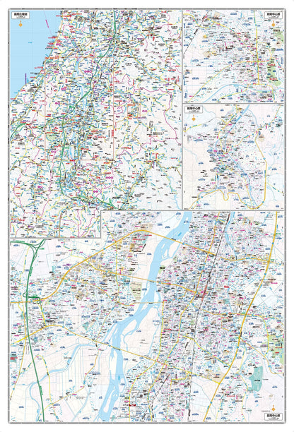 都市地図新潟県 長岡市 見附市