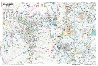 都市地図長野県 佐久・小諸市 軽井沢町 御代田町