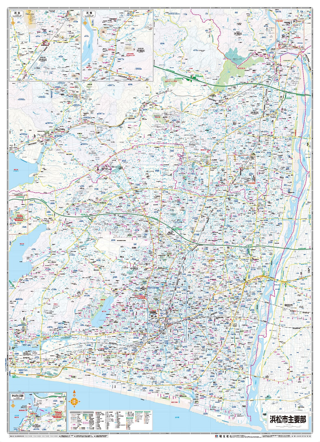 都市地図 静岡県 浜松市 湖西市