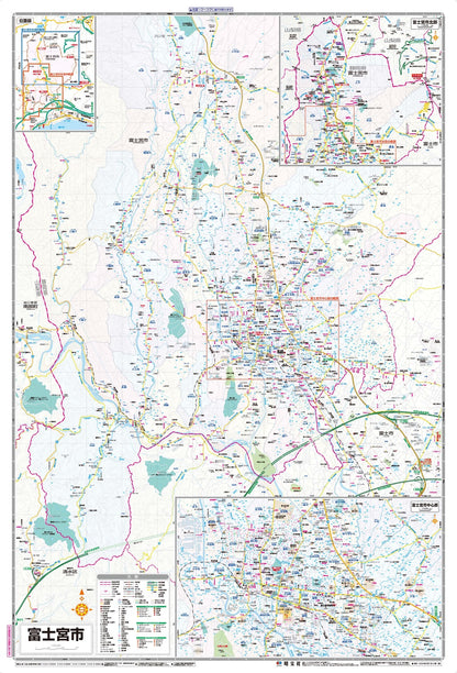 都市地図静岡県 富士宮市