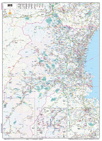 都市地図三重県 津市