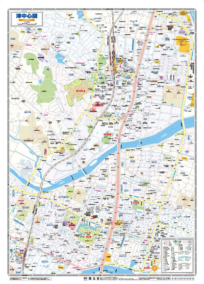 都市地図三重県 津市