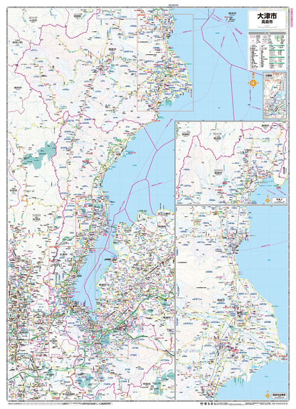 都市地図滋賀県 大津市 高島市