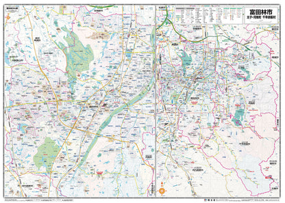 都市地図大阪府 富田林市 太子・河南町 千早赤阪村