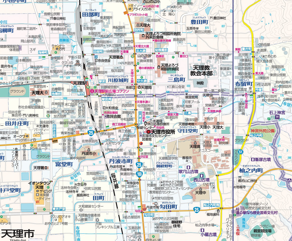 都市地図奈良県 天理市 川西・三宅・田原本町の画像4