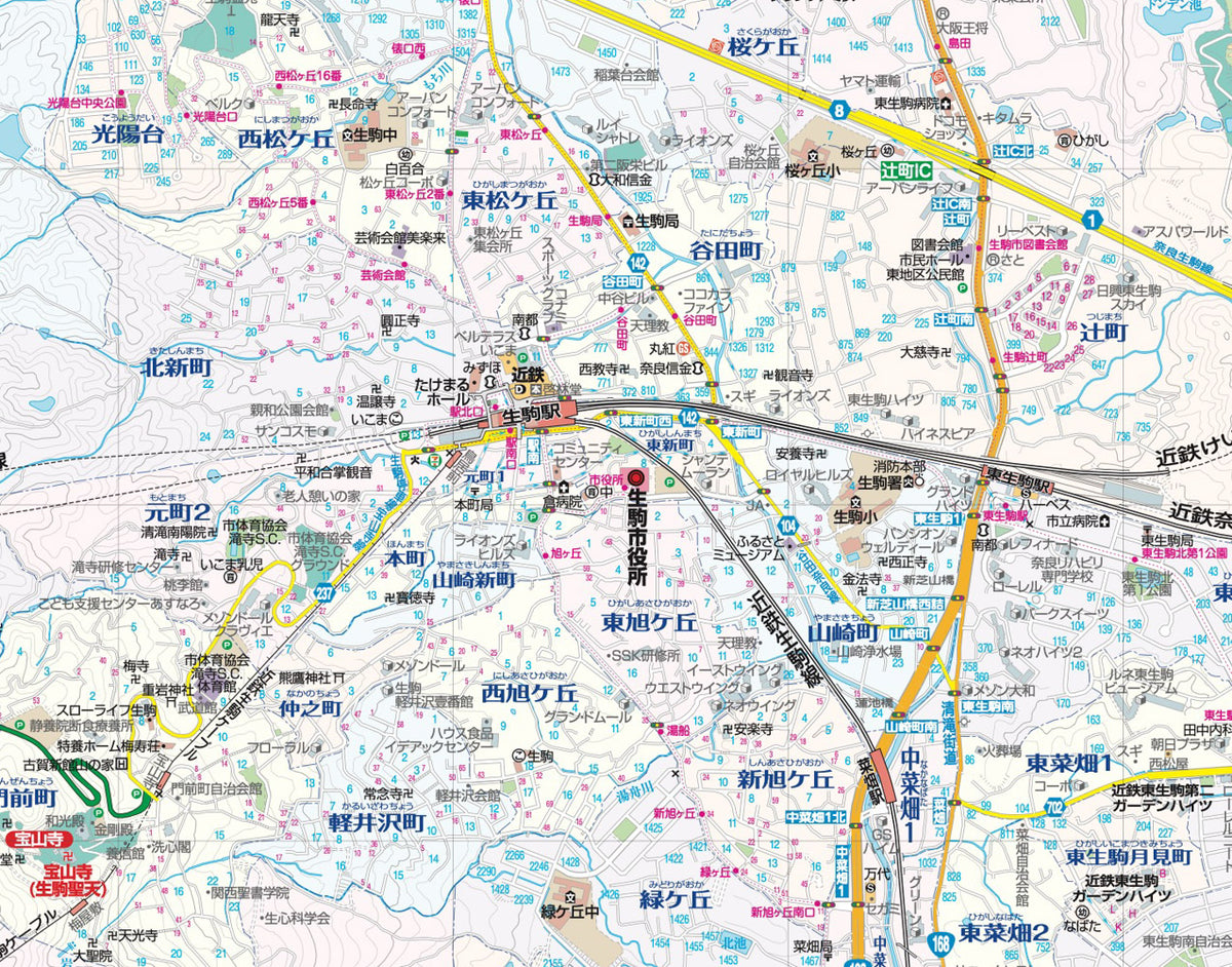 都市地図奈良県 生駒市の画像4