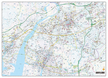都市地図岡山県 倉敷・総社市 早島町