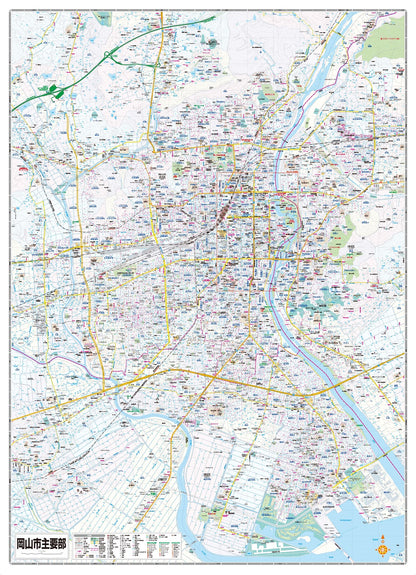 都市地図岡山県 岡山市 玉野・赤磐市