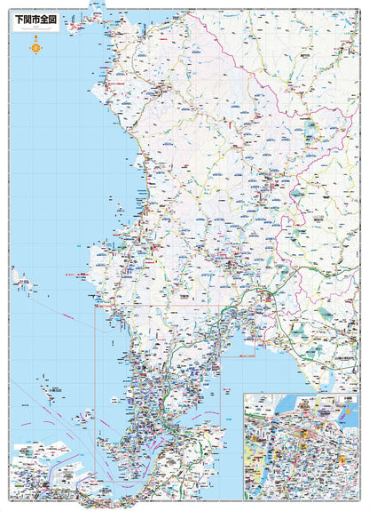 都市地図山口県 下関市の画像3