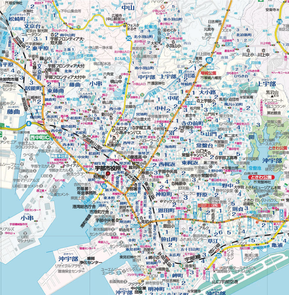 都市地図山口県 宇部・山陽小野田市の画像4