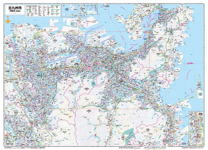 都市地図福岡県 北九州市 中間市 苅田町の画像2