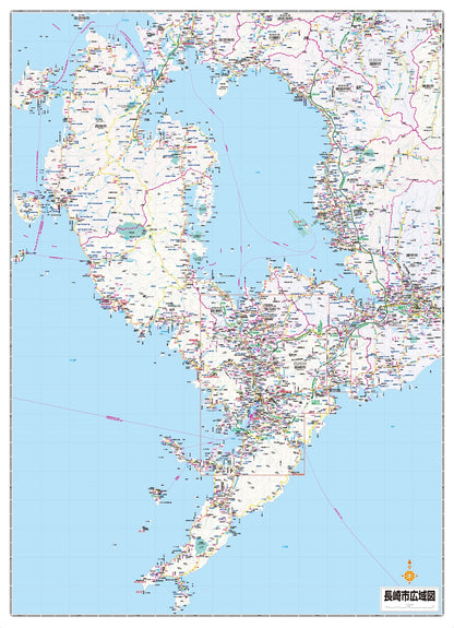都市地図長崎県 長崎市 時津・長与町
