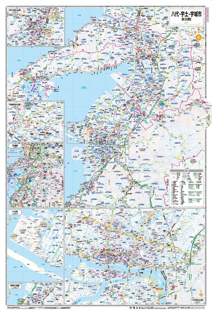 都市地図熊本県 八代・宇土・宇城市 氷川町