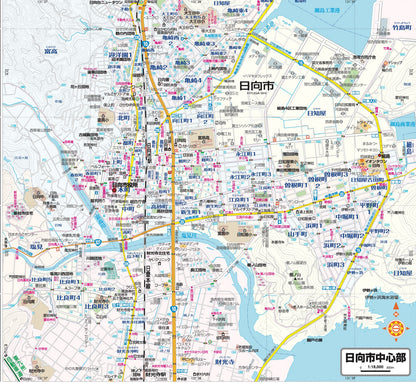 都市地図宮崎県 延岡・日向市 門川町