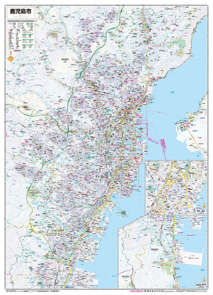 都市地図鹿児島県 鹿児島市 指宿・垂水市